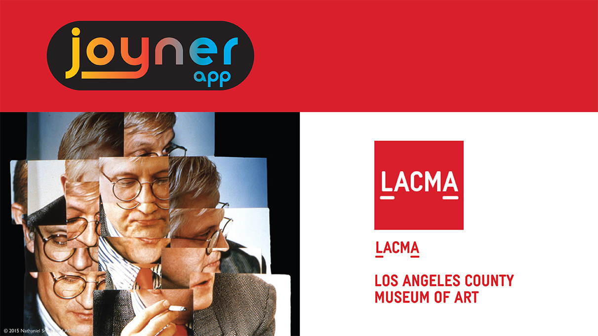 Experimental Mobile Camera: Joyners App for David Hockney Retrospective at LACMA